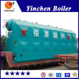 Double Drum Sawdust Fired Boilers Biomass Steam Generator Green And Saving Cost