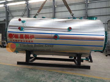 0.25-5 5kw Oil Fired Hot Water Boiler , Horizontal Fire Tube Boiler ZWNS