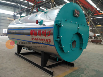 Three Pass Fire Tube Oil Fired Boiler Efficiency / Industrial Heating Boilers
